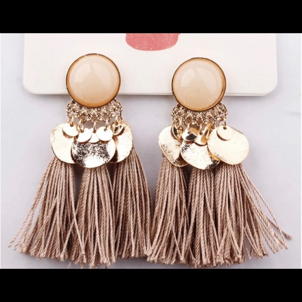 Tassel earrings in multiple colors 🌈